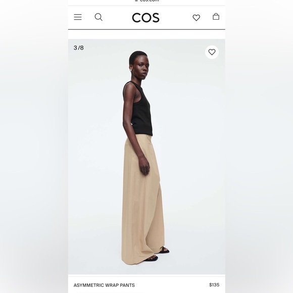 COS Asymmetric Wrap Pants - Picture 6 of 9